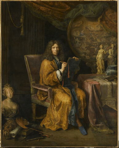 Le Brun, Charles (1619c.-1690) - Portrait of Louis XIV (Lo…