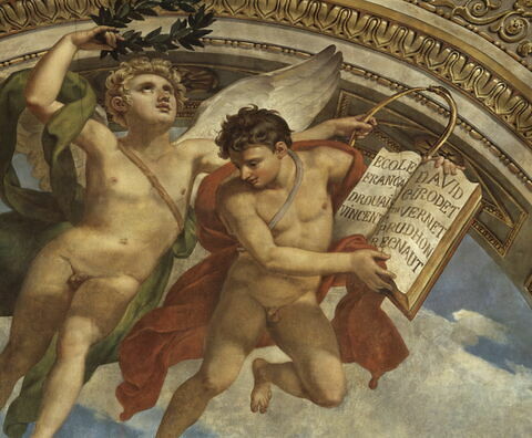 Le triomphe de la peinture française: apothéose de Poussin, de Le Sueur et de Le Brun, image 27/32