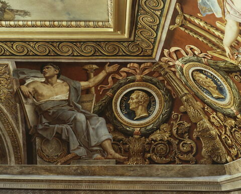 Le triomphe de la peinture française: apothéose de Poussin, de Le Sueur et de Le Brun, image 29/32
