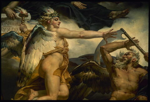Le triomphe de la peinture française: apothéose de Poussin, de Le Sueur et de Le Brun, image 3/32