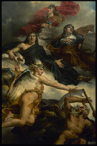 Le triomphe de la peinture française: apothéose de Poussin, de Le Sueur et de Le Brun, image 5/32
