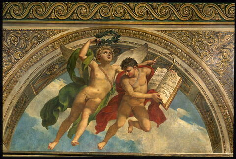 Le triomphe de la peinture française: apothéose de Poussin, de Le Sueur et de Le Brun, image 7/32