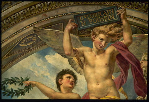 Le triomphe de la peinture française: apothéose de Poussin, de Le Sueur et de Le Brun, image 8/32
