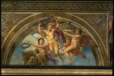 Le triomphe de la peinture française: apothéose de Poussin, de Le Sueur et de Le Brun, image 14/32