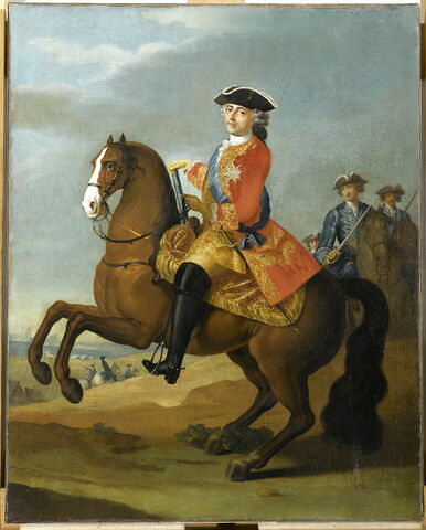 Portrait équestre de Louis XV