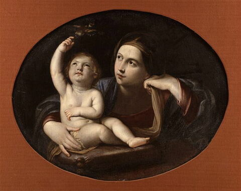 La Vierge avec l'Enfant Jésus jouant avec un oiseau, image 4/4