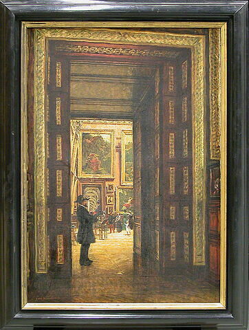 La Salle des Sept Cheminées au Louvre vue depuis la Salle des Bijoux, image 2/2