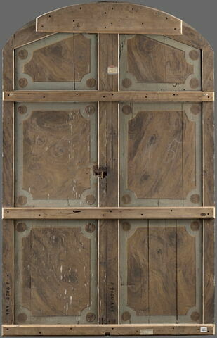 dos, verso, revers, arrière ; vue d'ensemble ; vue sans cadre © 2021 RMN-Grand Palais (musée du Louvre) / Tony Querrec