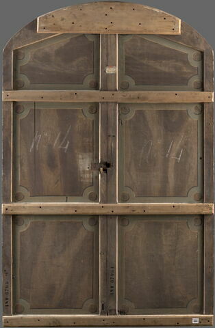 dos, verso, revers, arrière ; vue d'ensemble ; vue sans cadre © 2021 RMN-Grand Palais (musée du Louvre) / Tony Querrec