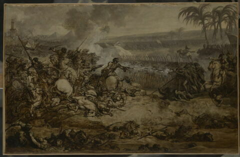 La Bataille des Pyramides (21 juillet 1798). Esquisse, image 2/9