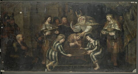 L'Onction royale donnée à Salomon, fils de David, par le prêtre-sacrificateur Tsadok