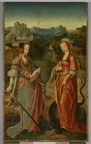 Sainte Catherine et sainte Marguerite