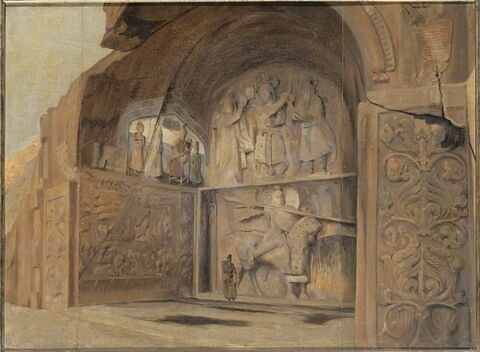 Intérieur de la grotte de Tagh-è-Bostan, image 4/4