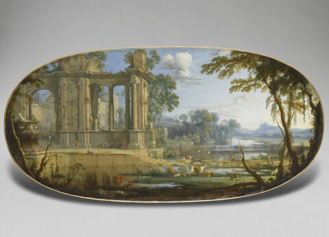 Paysage avec ruines antiques, image 2/4