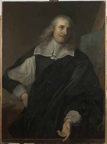 Portrait du peintre Michel Corneille le père (1601-1664), recteur de l'Académie royale de peinture depuis 1656