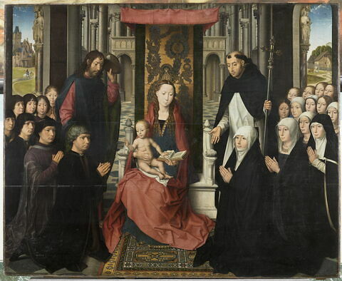 La Vierge et l'Enfant entre saint Jacques et saint Dominique