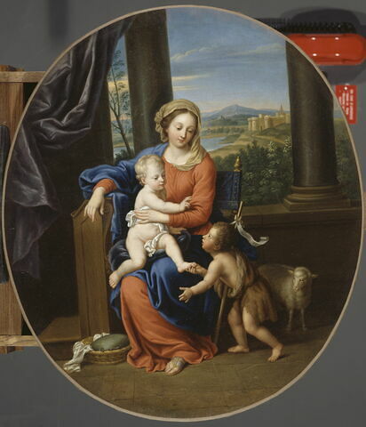 La Vierge et l'Enfant, avec le petit saint Jean, image 3/4