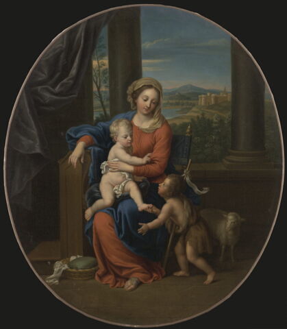 La Vierge et l'Enfant, avec le petit saint Jean, image 2/5