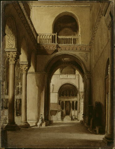 Intérieur de Saint-Marc de Venise. Vue prise du bas-côté droit, image 3/3