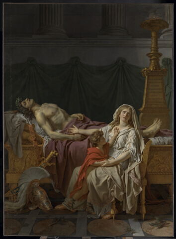 La douleur et les regrets d'Andromaque sur le corps d'Hector, image 1/14
