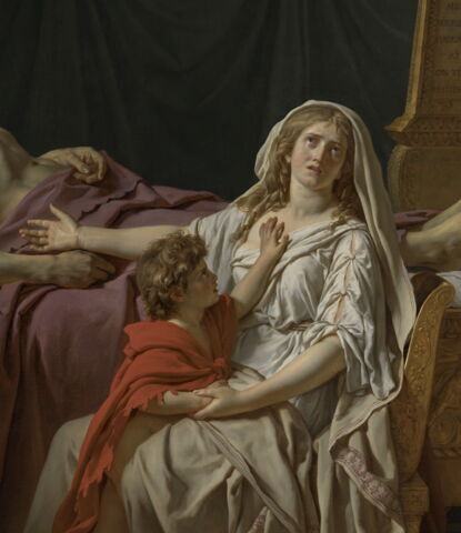 La douleur et les regrets d'Andromaque sur le corps d'Hector, image 6/14