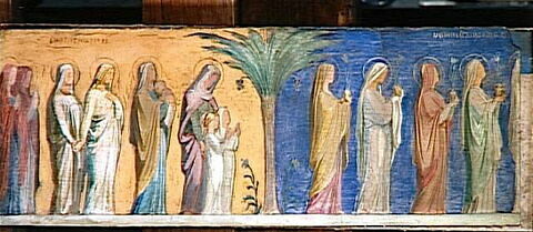 Cortège de saintes (esquisse pour le décor de Nîmes ou pour celui de St Vincent de Paul ?), image 3/3