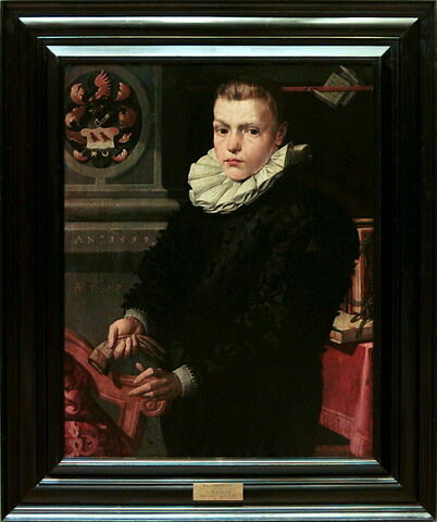 Portrait présumé de Claes Jobsz. Coster (1581-1605), fils de Job C. Coster, image 15/15
