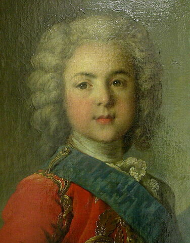Le Dauphin Louis de France (1729-1765), fils de Louis XV, dans son cabinet d'étude, image 3/4