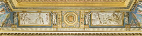 Jules II ordonnant les travaux du Vatican et de Saint-Pierre à Bramante, Michel-Ange et Raphaël, image 6/7