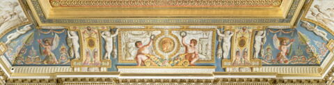 Jules II ordonnant les travaux du Vatican et de Saint-Pierre à Bramante, Michel-Ange et Raphaël, image 4/7