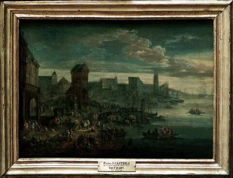 Vue d'un port imaginaire, image 6/6