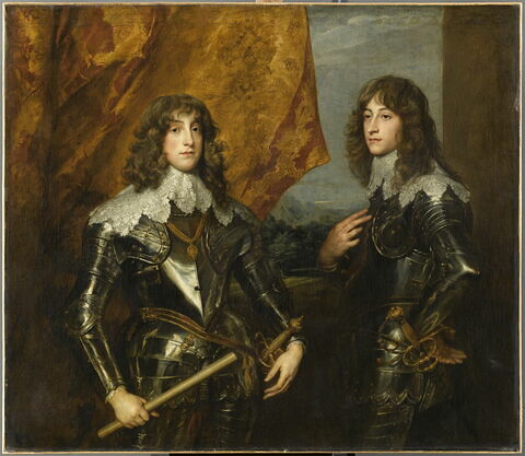 Portraits des princes palatins, Charles-Louis Ier, électeur (1617-1680), et de son frère Robert (1619-1682), image 2/3