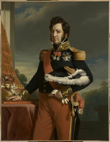 Louis-Philippe (1773-1850), roi des Français. Portrait à mi-corps.