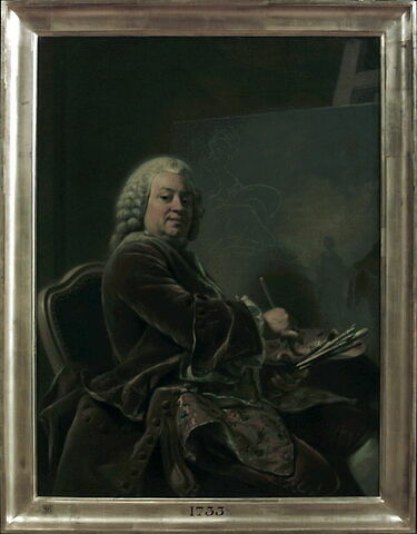 Portrait du peintre Étienne Jeaurat (1699-1789), image 2/2