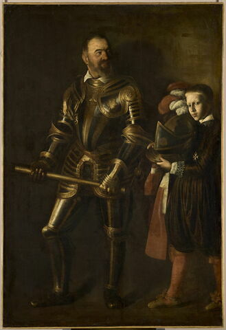 Alof de Wignacourt (1547-1622), grand maître de l'Ordre de Malte de 1601 à 1622, et son page