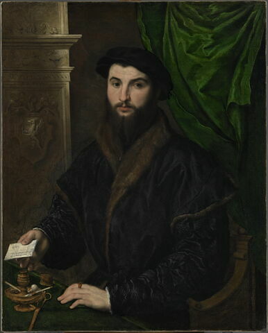 Portrait d'homme (Thomas Stahel ou Stachel ?), dit autrefois Portrait de Hieronymus Krafft[er]