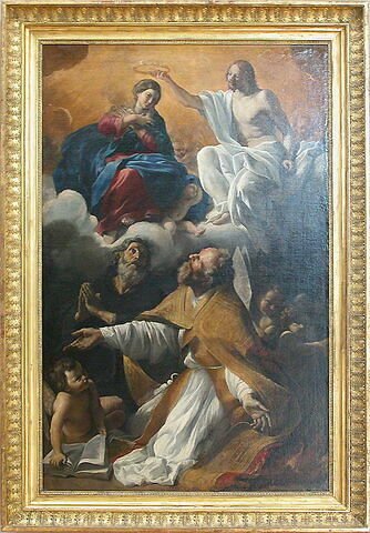 Le Couronnement de la Vierge avec saint Augustin et saint Guillaume d'Aquitaine, image 3/3