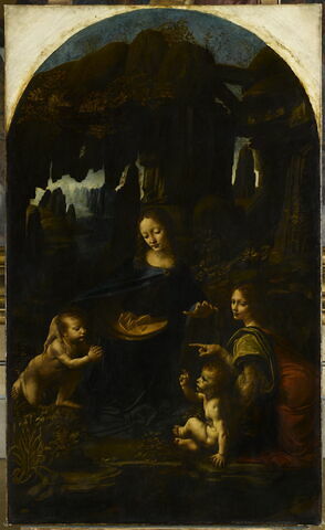 La Vierge, l'Enfant Jésus, saint Jean Baptiste et un ange, dit La Vierge aux rochers, image 3/17