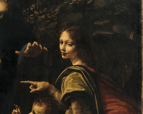 La Vierge, l'Enfant Jésus, saint Jean Baptiste et un ange, dit La Vierge aux rochers, image 8/17