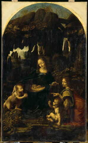 La Vierge, l'Enfant Jésus, saint Jean Baptiste et un ange, dit La Vierge aux rochers, image 12/17
