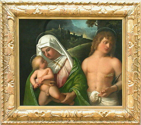 La Vierge à l'Enfant avec saint Sébastien, image 2/2