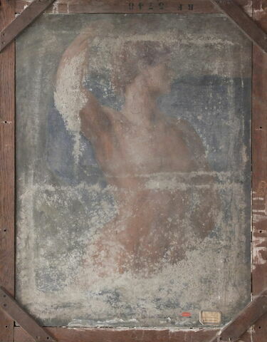 dos, verso, revers, arrière ; vue d'ensemble ; vue avec cadre © 2013 Musée du Louvre / Peintures