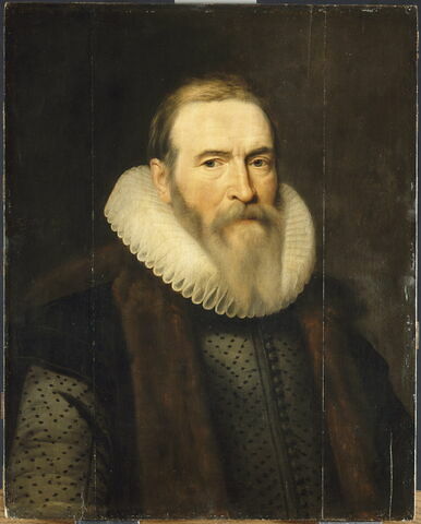 Portrait de Jan van Oldenbarneveld (1547-1619), conseiller pensionnaire de Hollande et diplomate, à l'âge de soixante-dix ans, image 2/2