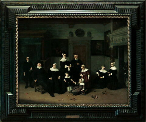 Portrait de famille dans un intérieur, dit autrefois La Famille du Peintre, image 3/3