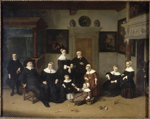 Portrait de famille dans un intérieur, dit autrefois La Famille du Peintre, image 2/3
