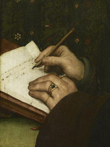 Portrait d'Érasme (1467-1536) écrivant, image 7/7