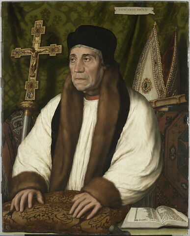 Portrait de William Warham (vers 1450 ?-1532), archevêque de Canterbury depuis 1503 et primat d'Angleterre