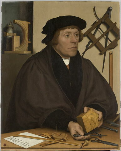 Portrait de Nicolas Kratzer (vers 1486-après 1550), astronome du roi d'Angleterre Henri VIII