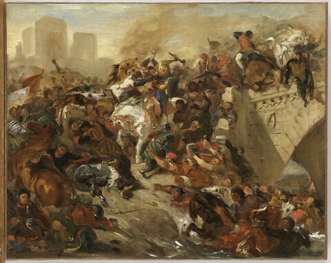 Bataille de Taillebourg gagnée par Saint-Louis (21 juillet 1242)