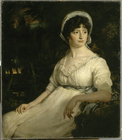 Portrait de femme en blanc, image 4/4